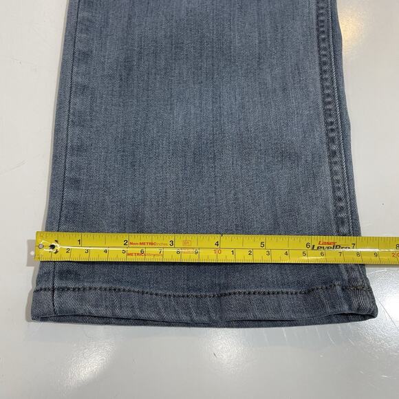 Paige Jeans Men’s Blue Federal Slim Straight Stretch Zip Fly Denim Pants 34x27 - Picture 4 of 9